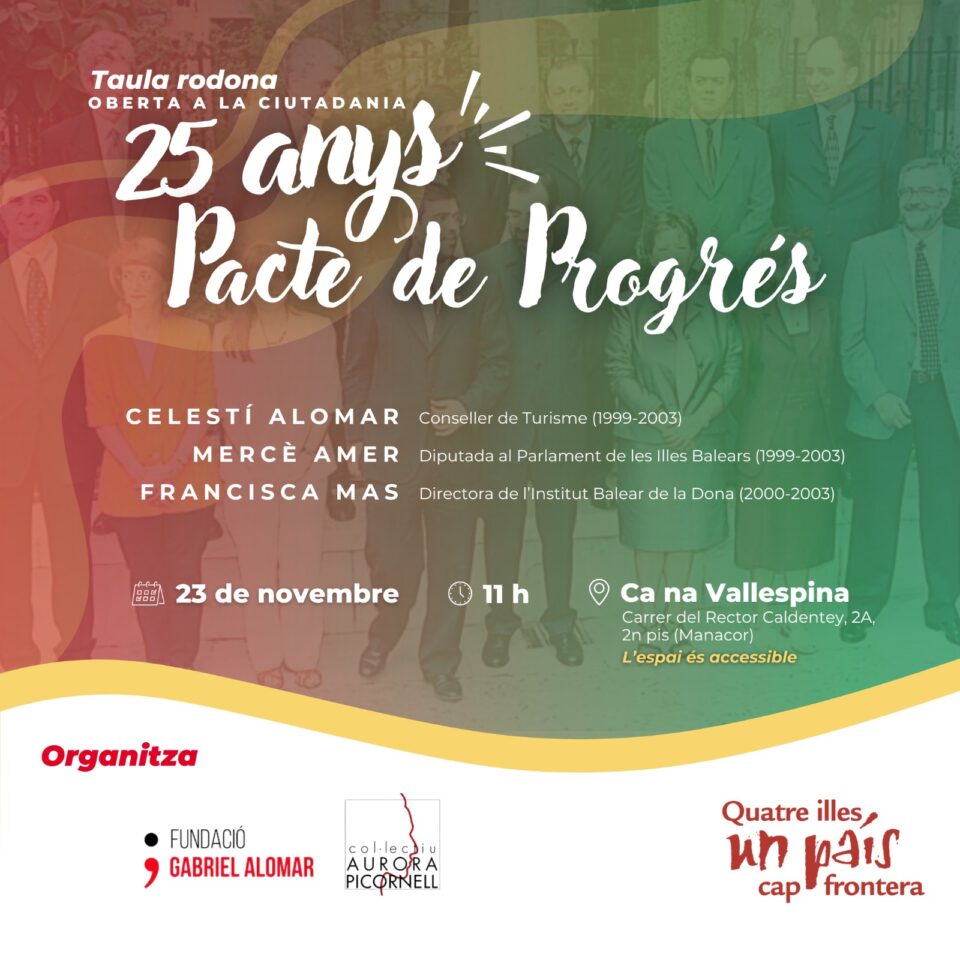 25 anys del Pacte de Progrés a Manacor